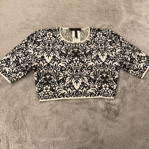 BCBG MaxAzria cropped sweater, L